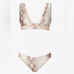 Zimmerman Bellitude Ladder Snakeskin Bikini Set